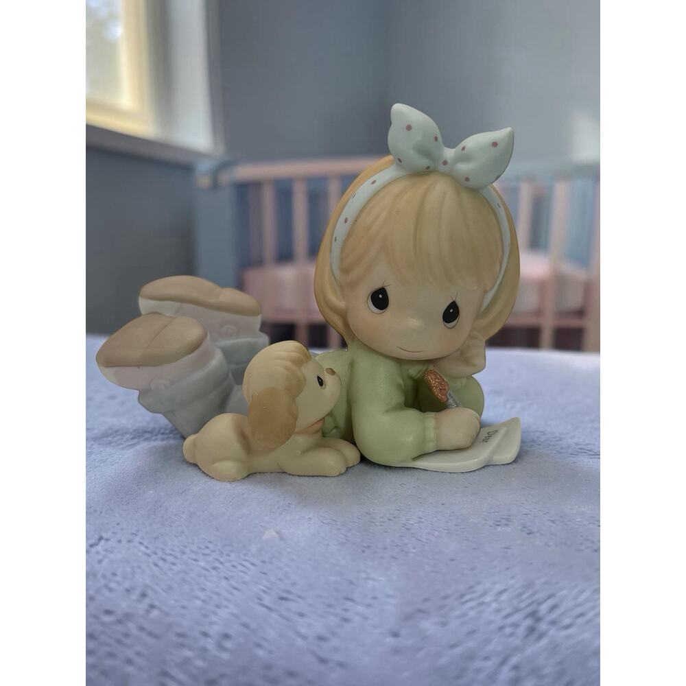 Precious Moments “Friends Write From The Start Figurine” 2000 Porcelain
